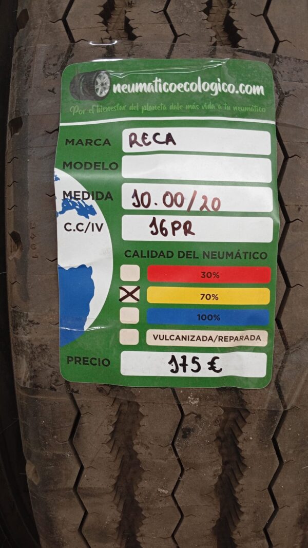 RECAUCHUTADA 10.00-20 - Imagen 5