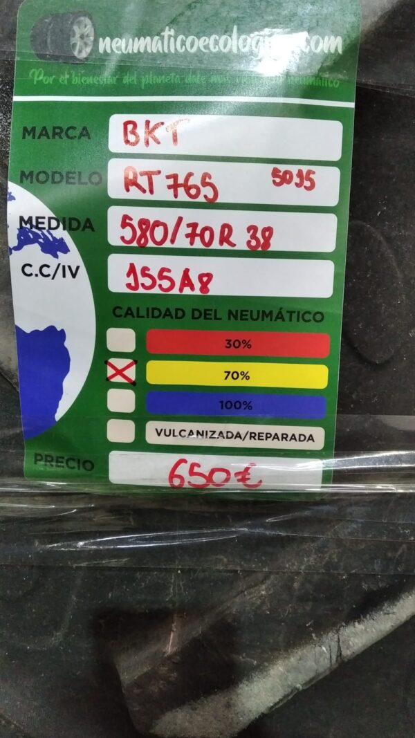BKT 580/70R38