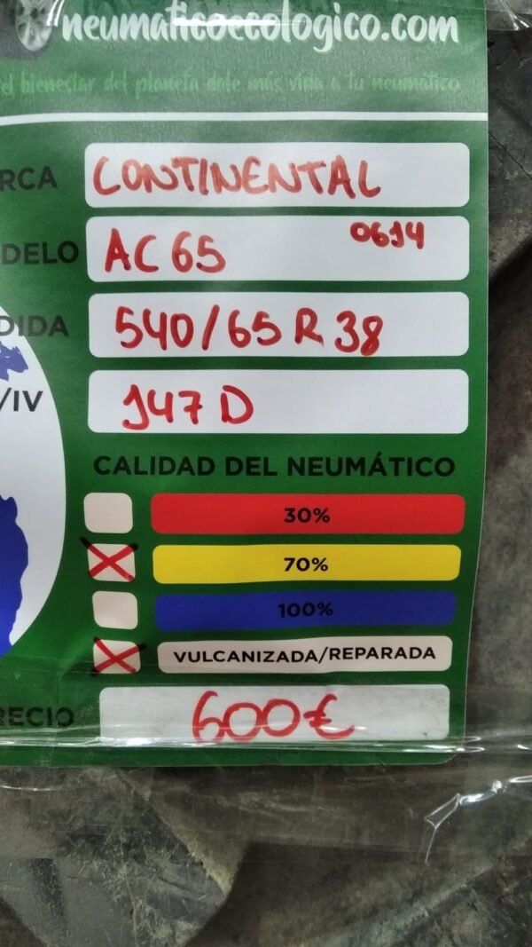CONTINENTAL 540/65R38