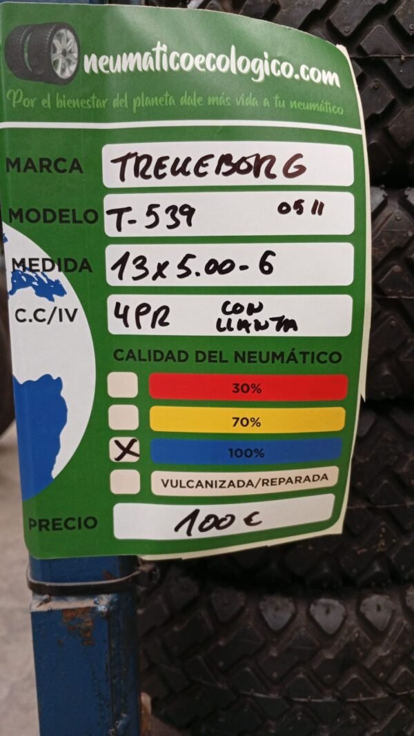 TRELLEBORG 13X5.00-6 + LLANTA