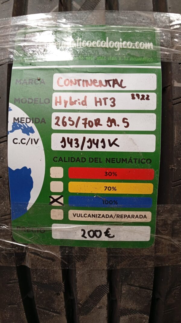 CONTINENTAL 265/70R19.5