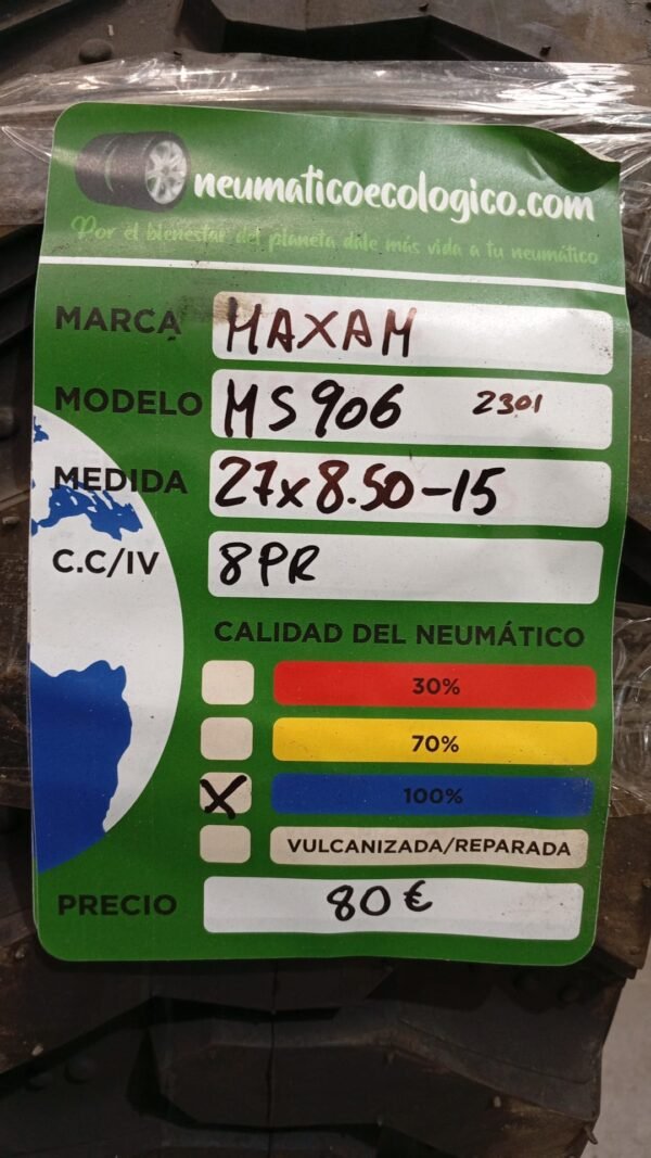 MAXAM 27X8.50-15