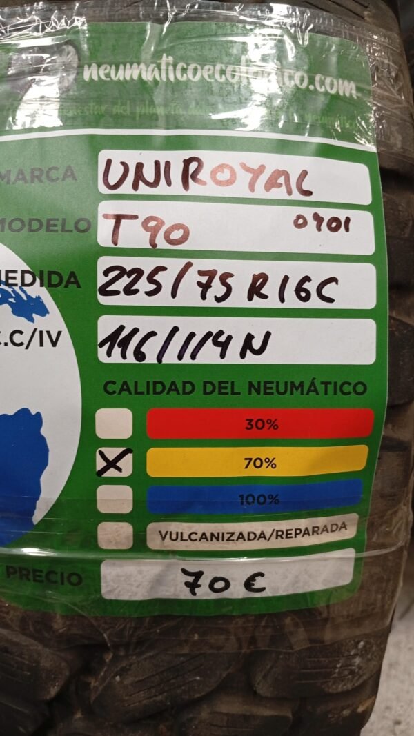 UNIROYAL 225/75R16C