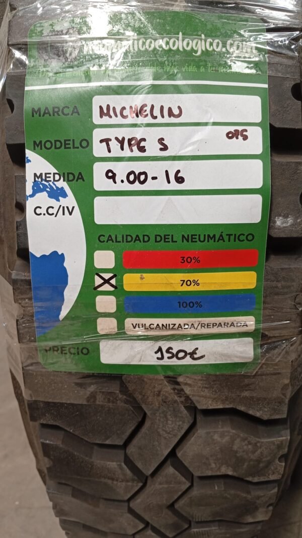 MICHELIN 9.00-16 + LLANTA