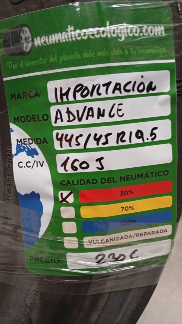 ADVANCE 445/45R19.5