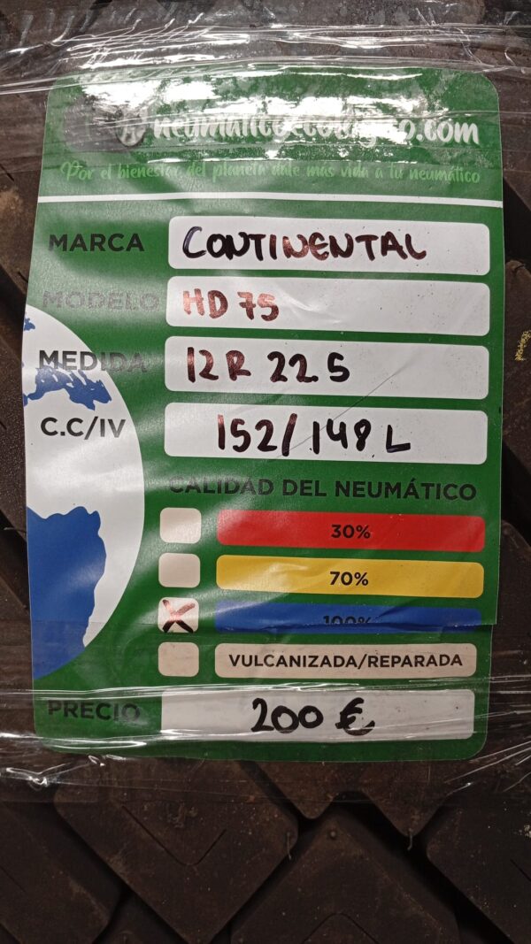 RECA - CONTINENTAL 12R22.5