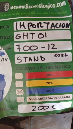 IMPORTACION 7.00-12 - MACIZA STANDARD