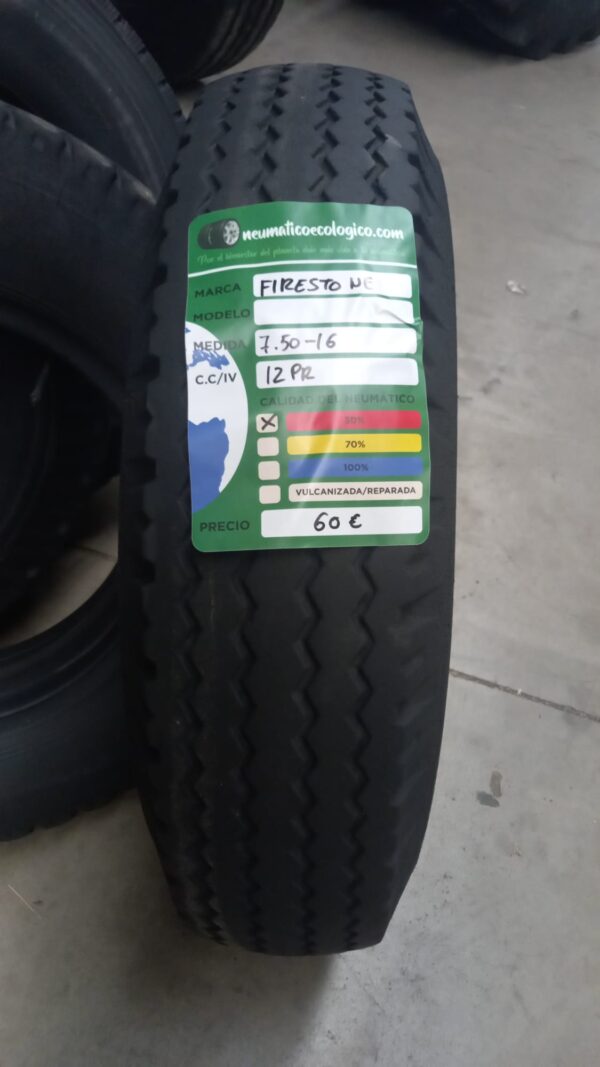 FIRESTONE 7.50-16 - Imagen 2