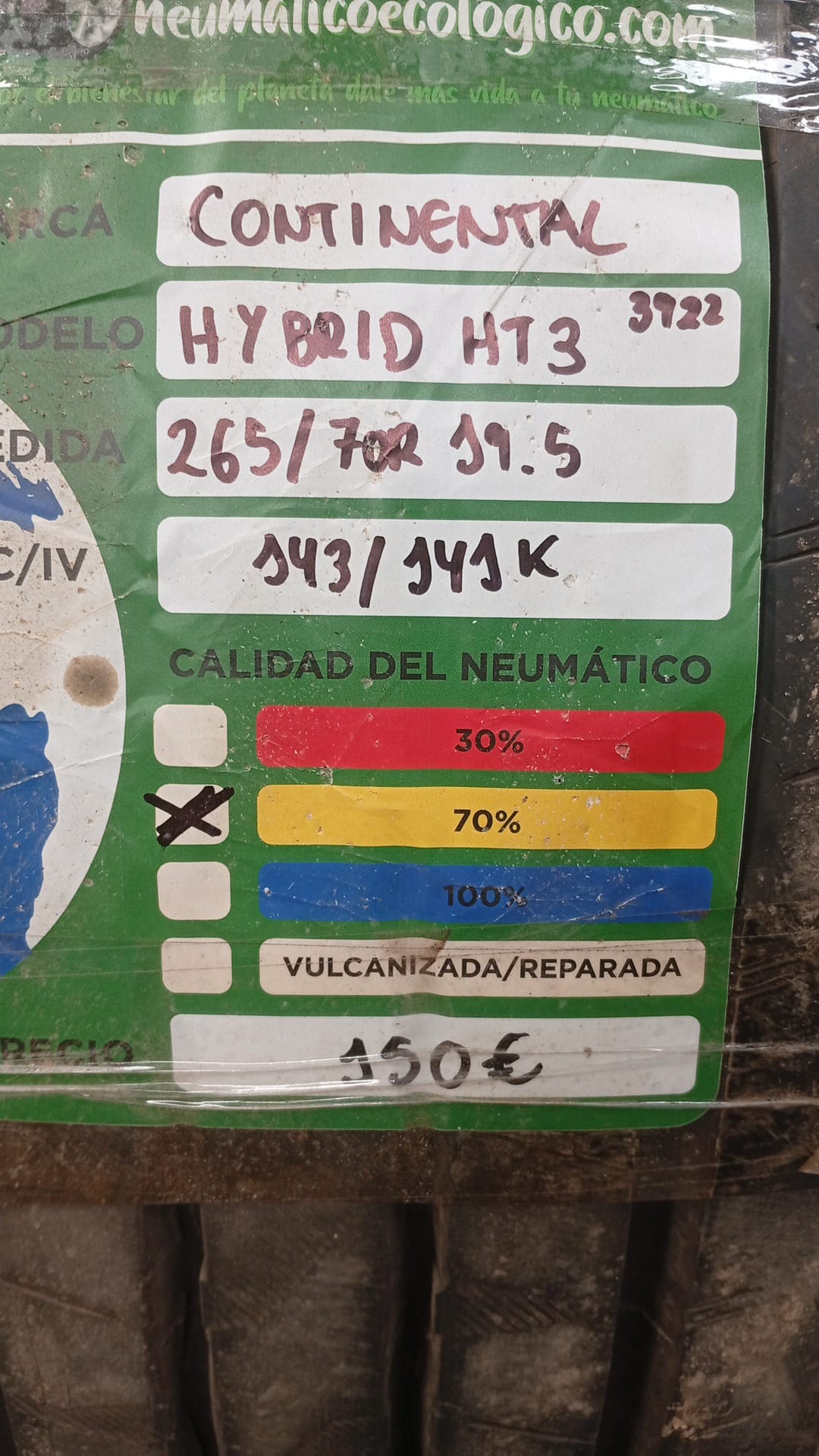 CONTINENTAL 265/70R19.5