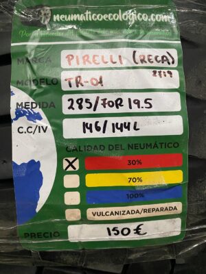RECAUCHUTADA 285/70R19.5 - PIRELLI