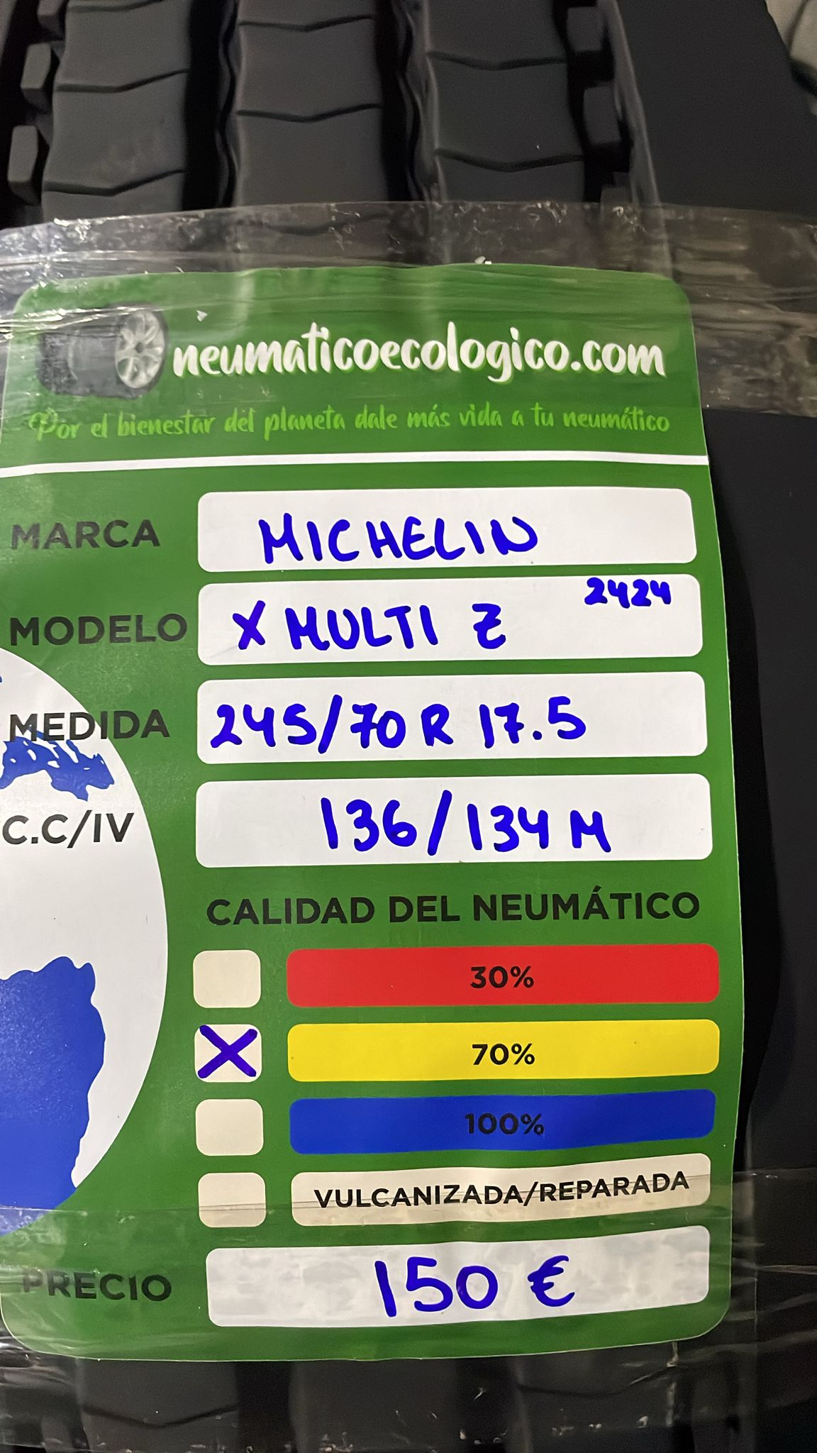 MICHELIN 245/70R17.5