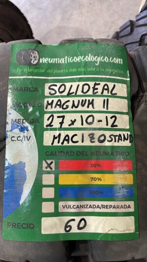 SOLIDEAL 27X10-12 MACIZA