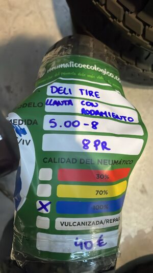 DELITIRE 5.00-8 + LLANTA