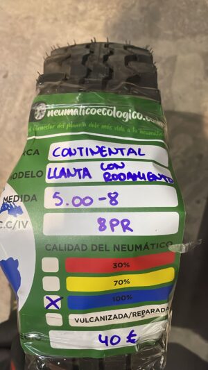 CONTINENTAL 5.00-8 + LLANTA