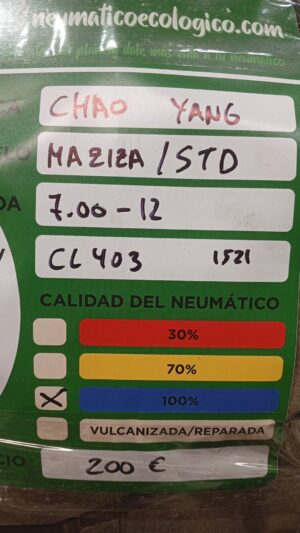 CHAO YANG 7.00-12 - MACIZA