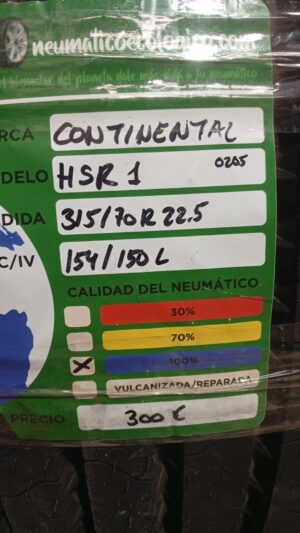 CONTINENTAL 315/70R22.5