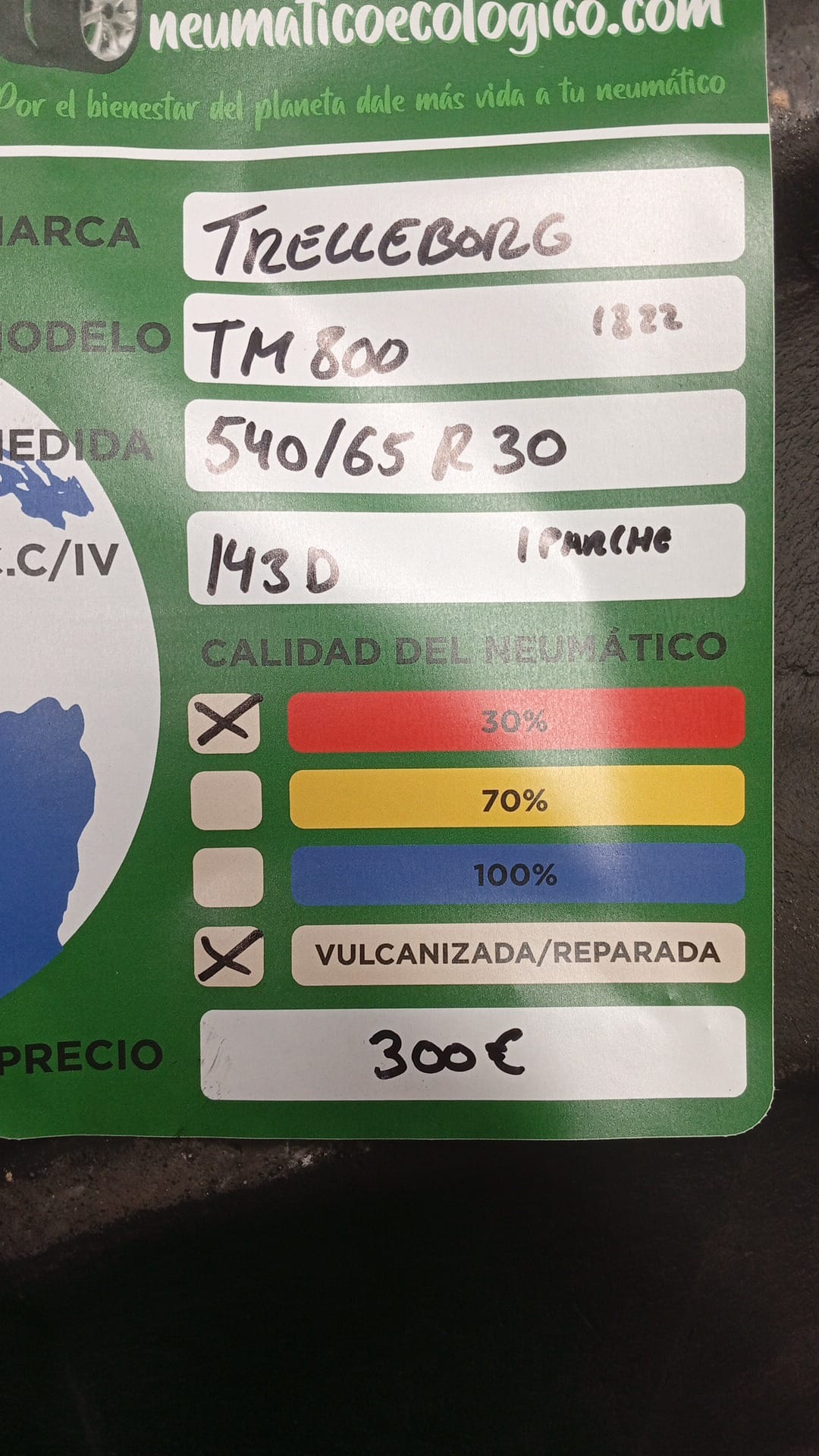 TRELLEBORG 540/65R30