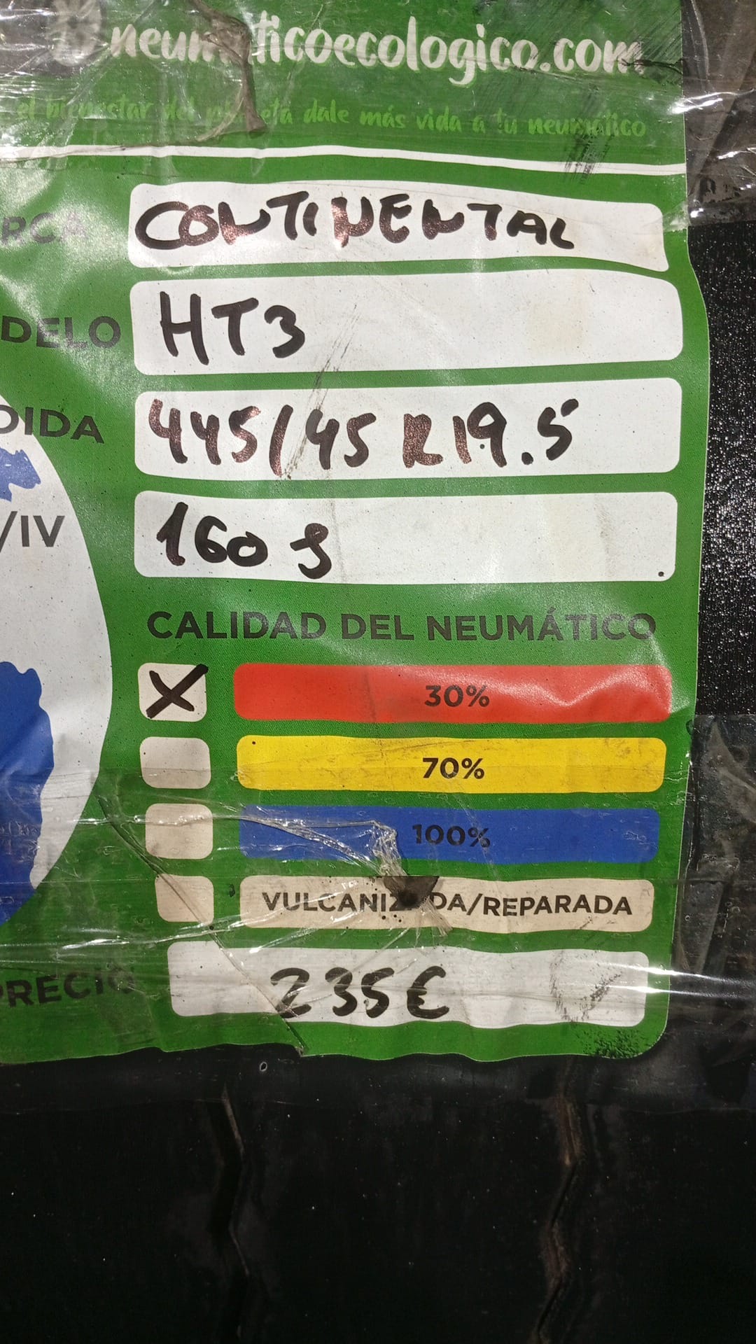 CONTINENTAL 445/45R19.5