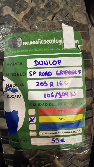 DUNLOP 205R16C