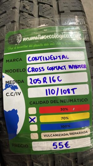 CONTINENTAL 205R16C