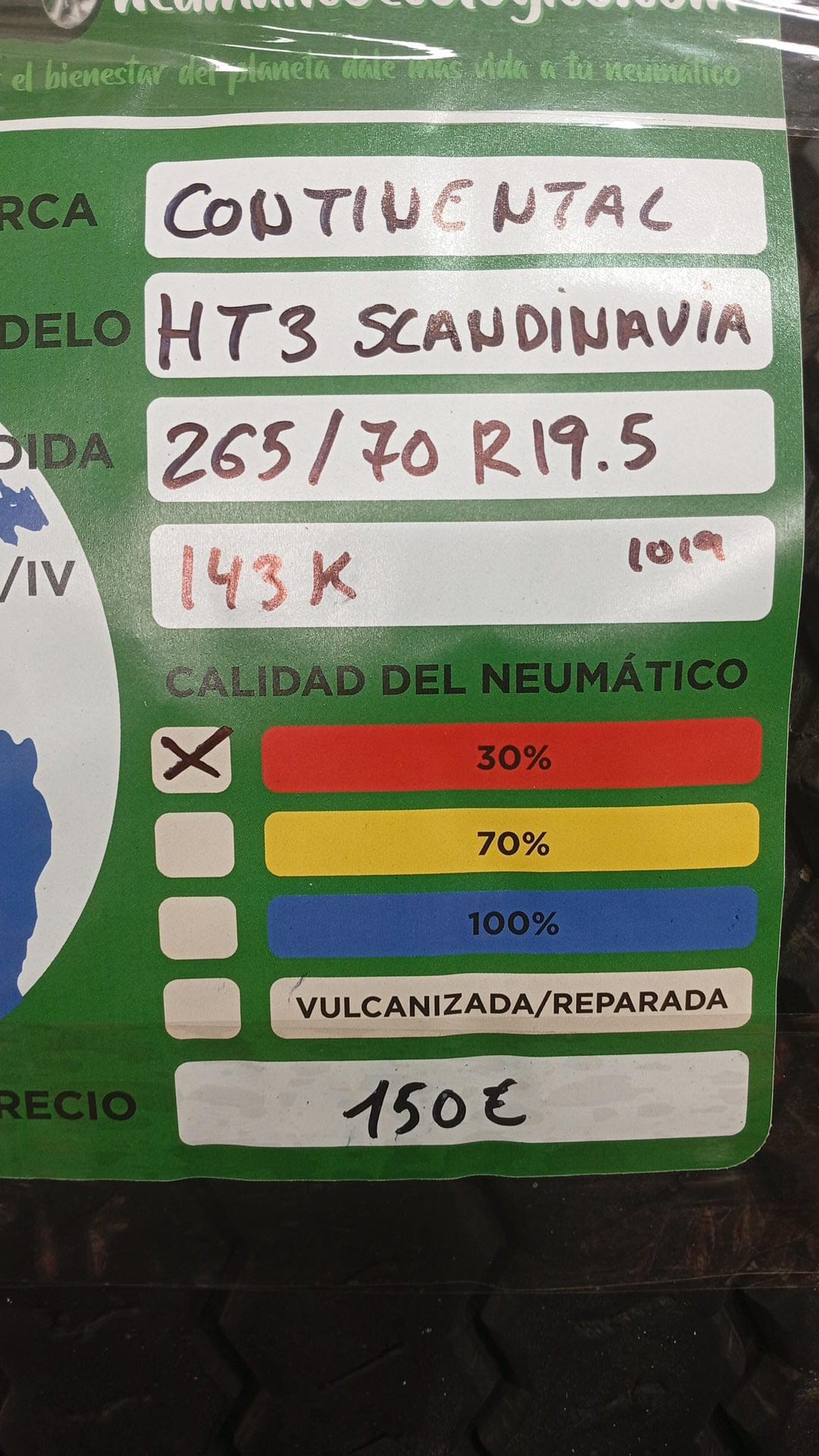 CONTINENTAL 265/70R19.5
