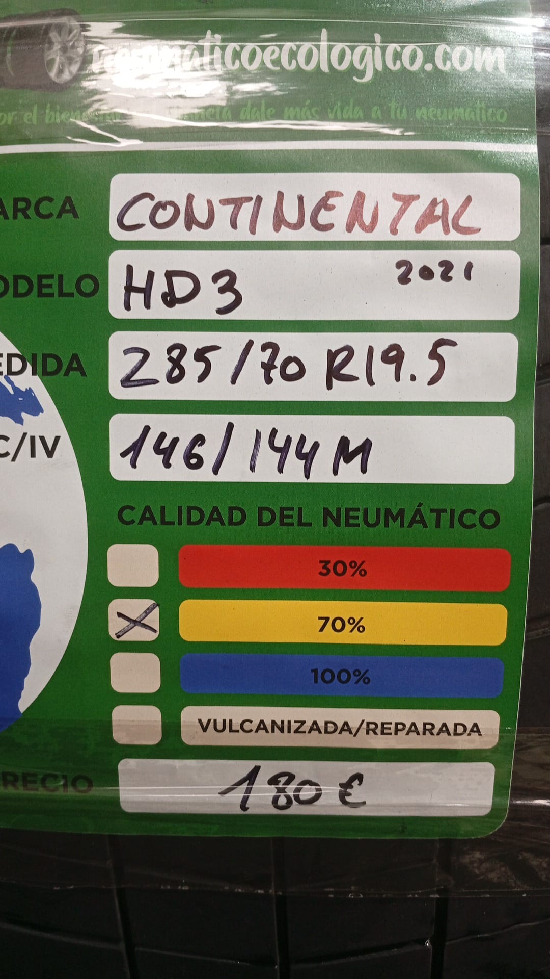 CONTINENTAL 285/70R19.5