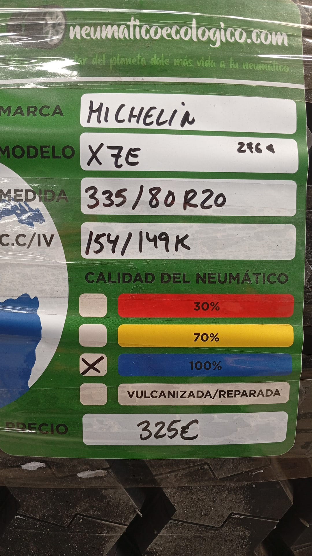 MICHELIN 335/80-20