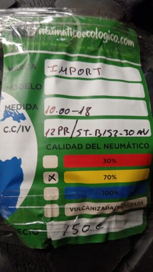 IMPORTACION 10.00-18 + LLANTA